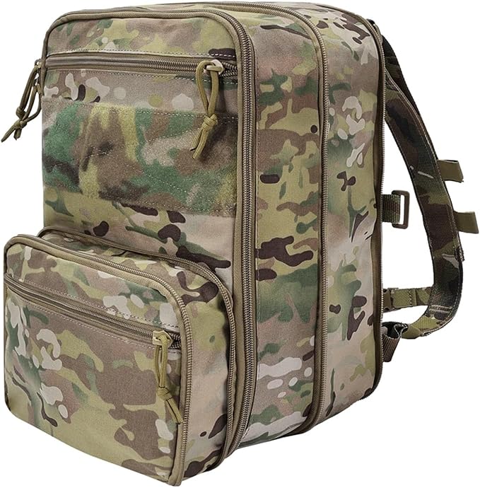 Genérico Compatible For 500D Tactical Flatpack D3 Backpack Hydration Carrier Expansible Pouch Multipurpose(MCBK)