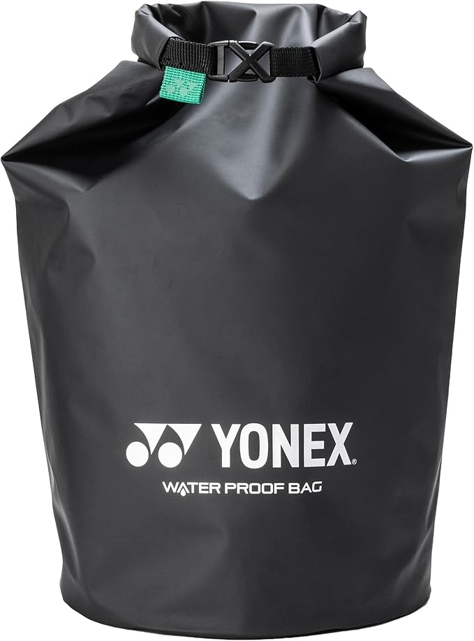 YONEX GEARLOGIC Stuff Bag - Waterproof Wet Clothes Storage Sack Recycled Polyester Gym Travel Multi Sport Bag 20x20x44cm