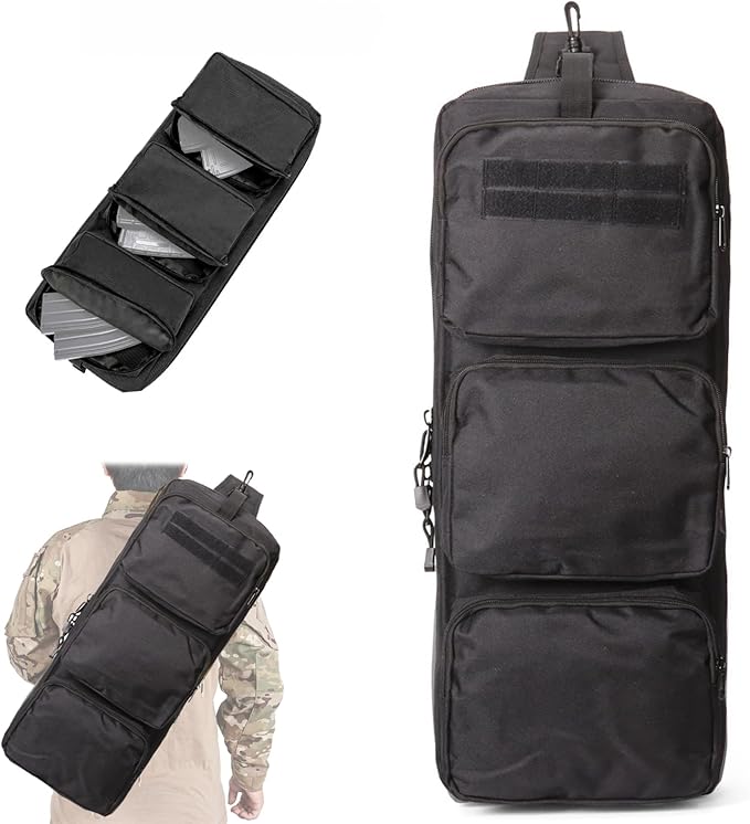 Rifle Bag Foldable Rifle Bag Portable Zipper Sling for Men Lightweight Nylon Backpack with Adjustable Strap Army Backpack for Outdoor Hunting