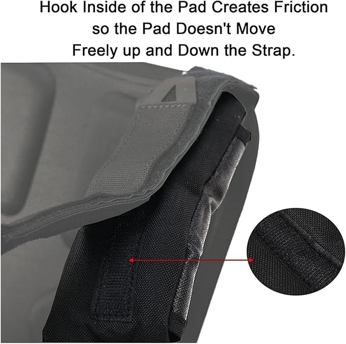 Backpack Strap Pads 2pcs Outdoor Shoulder Bag Shoulder Pad Breathable Tactical Sling Cushioning Non-Slip Shoulder Liner Backpack