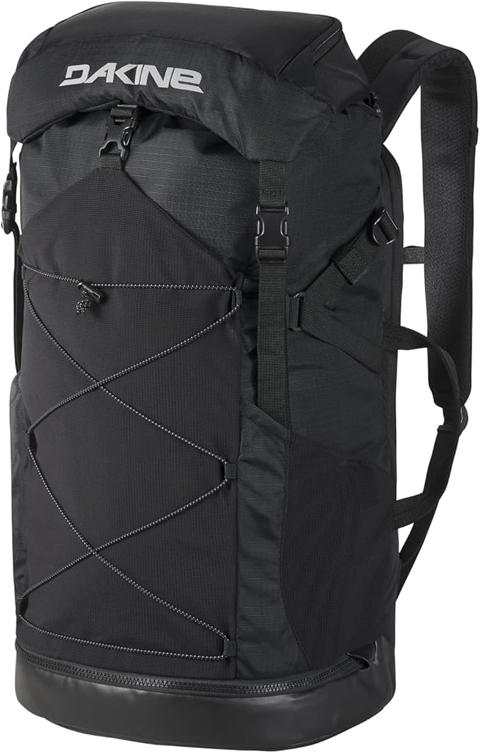 Dakine MISSION SURF DLX WET/DRY BACKPACK 40L-R BLACK/GREY OSFM