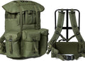 MT Military ALICE Pack Large Size Tactical Rucksack with Aluminum Quick-Release Buckles and Enhanced Waist Support – US Logo