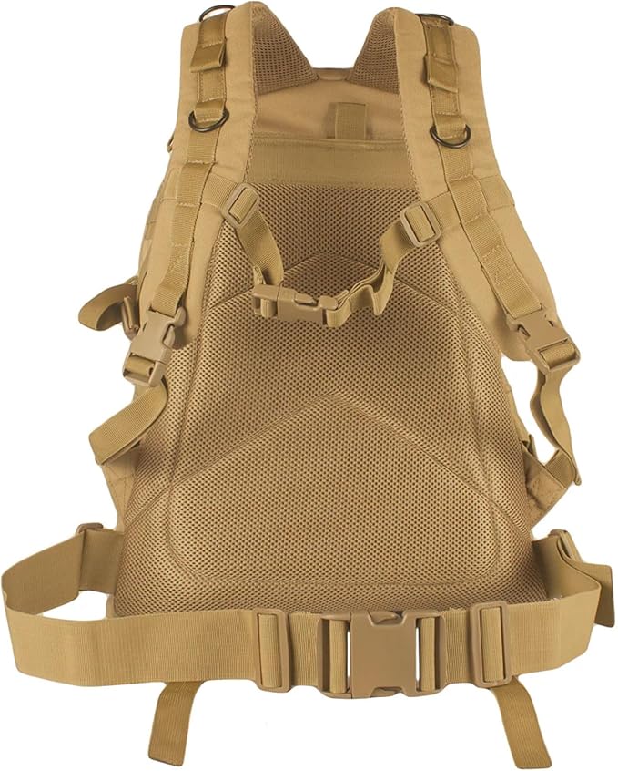 FOX OUTDOOR PRODUCTS Large Transport Pack | 37L Tactical Backpack with Compression Straps Hydration Pocket &amp Modular Webbing
