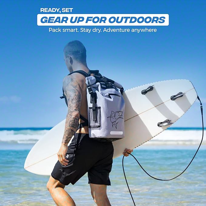 35L Waterproof Backpack Cooler Insulated dry bag - Leak Proof Floating Soft Cooler Bag Cooler Backpack for Men Travel Kayaking Boating Beach Fishing &amp Camping
