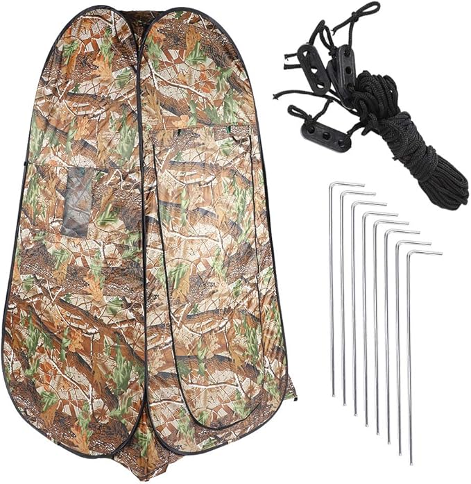Camping Shower Tent Tape Cloth Shower Tents for Camping Portable Pop-up Shower Tent for Hiking Picnic and Camping