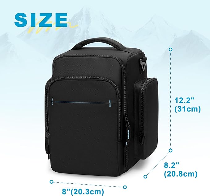 Trunab Travel Case Compatible with Anker SOLIX C300 Portable Power Station Outdoor Solar Generator Storage Bag with Many Pockets for Camping Traveling and Emergencies