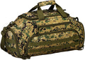 UNISTRENGH 3-Ways Tactical Military Nylon Men Holdall Weekend Travel Duffel Bag Backpack Messenger Shoulder Bags Rucksack Handbag (Jungle Camouflage)