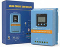 Solar Charge Controller 150A 12V 24V 36V 48V Intelligent Recognition LCD Display Battery Intelligent Regulator Maximum 100V Input Dual USB for Lead Acid/Lithium Battery (SA150A)