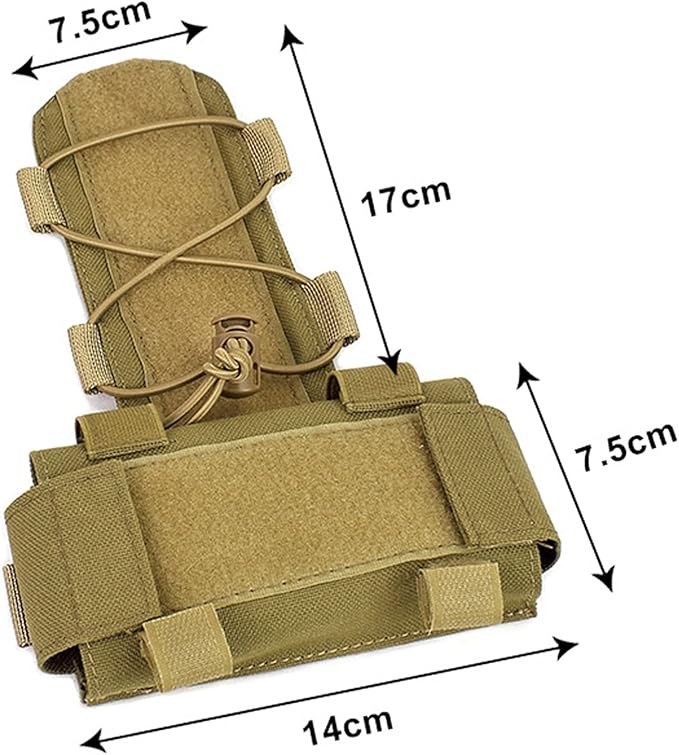 Tactical Helmet Battery Pouch Counterweight Bag Helmet Battery Pack with Hook and Loop for Airsoft CSOutdoor