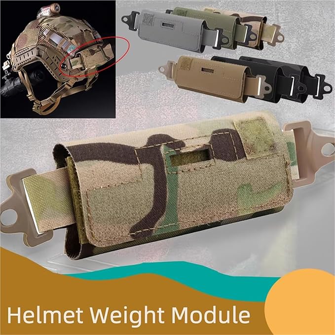 Counterweight Tactical Helmets Accessories Balancing Weight NVG Bag Universal Fit for OPS Fast BJ PJ MH Tactical Helmets