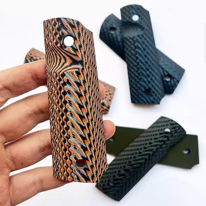 Knife Handle Resin Material With Screws Used For Various Cutting Tools(Green1)