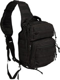 Mil-Tec by Sturm Single Strap Assault Pack Black Small 14059102