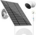 Solar Panel Compatible with Google Nest Camera Outdoor &amp Indoor (Battery Version) 6W Solar Power Charger for Google Nest Camera Solar Panel with Indicator Light 13ft Cable