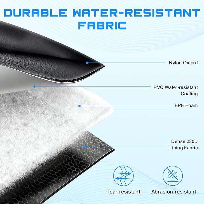 18L Fishing Sling Bag with Removable Lure Wraps and Rod &amp Beverage Holder Tackle Bag for Fishing Gear
