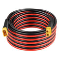 10AWG 20FT XT60 Extension Cable 2 3 5 10 15 20 25 30 35 40 50 75 100FT XT60 Female to Male Connector for Portable Power Station Solar Panel RC Battery