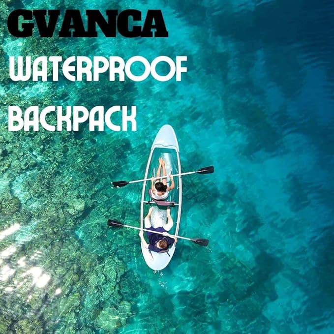 Waterproof Roll Top Kayak Backpack Floating Outdoor Dry Sack Boating Sailing Canoeing Rafting Fishing Camping 35L Blue