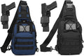 ATBP Small Tactical Sling Bag for Men with Holster Military EDC Shoulder Bag CCW Crossbody Bag 7 Liters