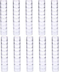 BAOFALI 100 PCS Stackable Plastic Containers Clear Storage Box Round Organizer Jars for Beads Buttons DIY Art CraftJewelry Nail Accessory (919x3.5cm/ 7.5X.5inch)