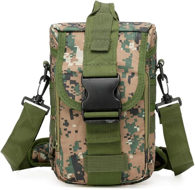 Sunnystacticalgear Outdoor Sports Hiking Sling Pack Camouflage Tactical Shoulder Small Camera Gear Bag - DW