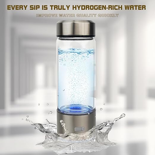 2025 Portable Hydrogen Water Bottle GeneratorSports Cup3-Min Hydrogen Infusion Rechargeablefor HomeOfficeTravel Sports &amp Gift