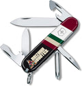 Victorinox Tinker Swiss Army Knife – Compact 12 Function Swiss Made Pocket Knife with Large Blade Small Blade and Bottle Opener – Arizona Coyotes