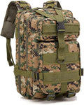 LINGYUE Waterproof Tactical Bagpack 25L Outdoor Hiking Backpack For Outdoor Camping Hunting Travel Trekking(A)