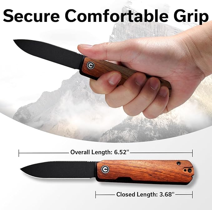 CIVIVI Sendy 3 In 1 Multitool Pocket Knife With Tweezers and Toothpick Ben Petersen designed Folding Knife for EDC Camping Daily Use Perfect Gifts for Men Women C21004A-2