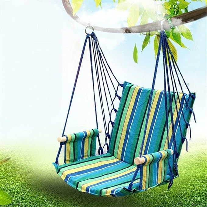 Portable Hammock Portable Outdoor Camping Hammock Breathable Hammock Swing hammut Chair for Backpacking Beach (Color : White Transparent Brown)