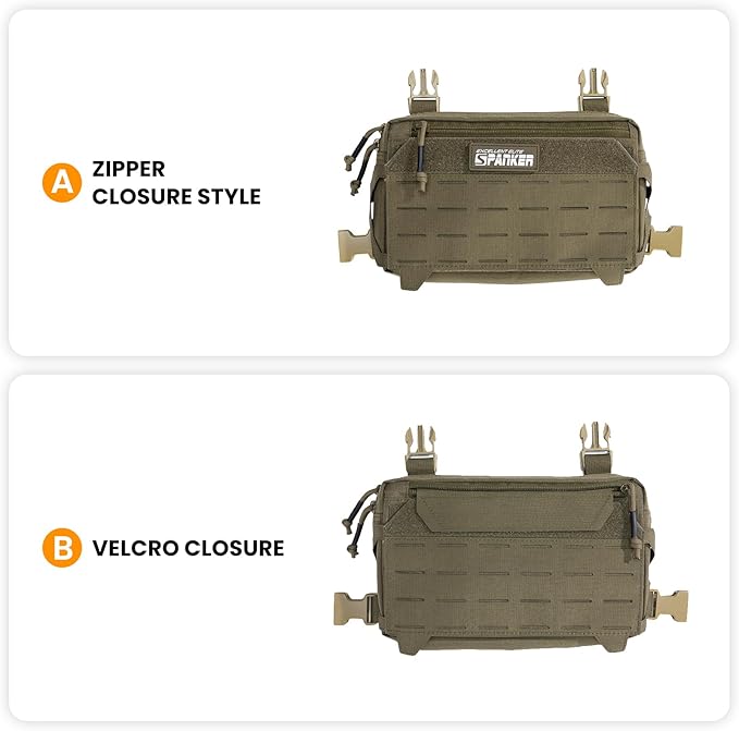 EXCELLENT ELITE SPANKER Tactical Chest Rig Pack EDC Chest Bag Molle Utility Chest Pouch for Outdoor Hunting Workouts Hiking