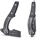 KATSU Camping Folding Hatchet Pocket Folding Japanese Tactical Axe with Axis Lock for Survival Outdoors Wood Cutting and Splitting Sakura Blade Nemoto Design