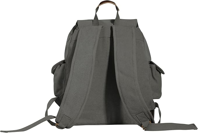 Rothco Vintage Expedition Rucksack - Classic Canvas Backpack for Everyday Adventures