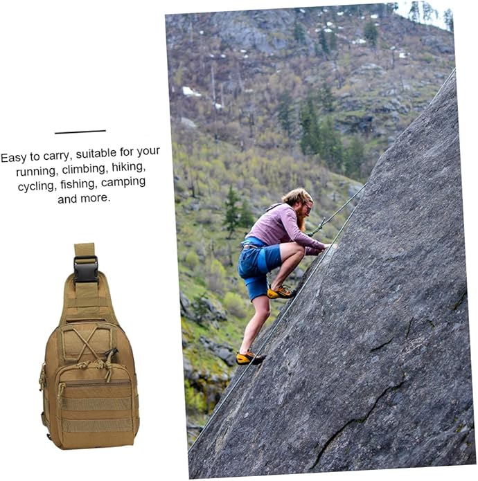 LIFKOME Chest Bag Chest Rig Chest Bag Hands Travel Organizer Pouch Shoulder Bag for Men Travelling