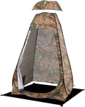 BRIAN &amp DANY Pop Up Shower Tent Portable Privacy Camping Changing Tent Camp Toilet Bathroom Pod with Rain Shelter &amp Windows UPF 50+ &amp Waterproof 47.2 x 47.2 x 74.8