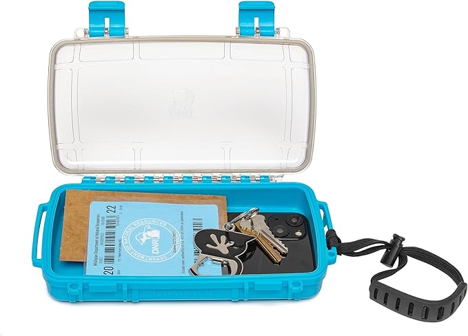 geckobrands Waterproof Dry Box with Silicone Liner – Durable Dust-Proof Crush-Proof Storage for Electronics and Gear