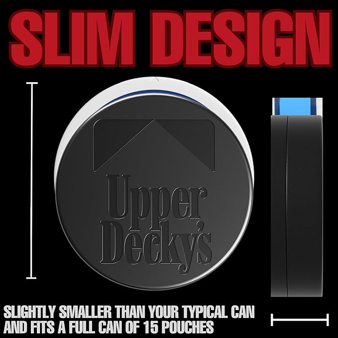 ZPACK Magnetic Metal Can Holder Metal Container Carved Tin with Magnetic Closure Aluminum Container Slim Pouch Can Gift for Him (Gunmetal)