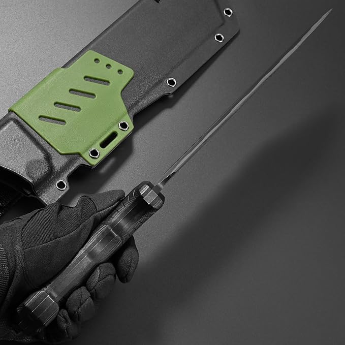 Gtkii GTK36 Fixed Blade Knife DC53 Steel Blade Full Tang Nylon Fiberglass Handle Massive EDC Fix Knifes for Camping Hunting Bushcraft