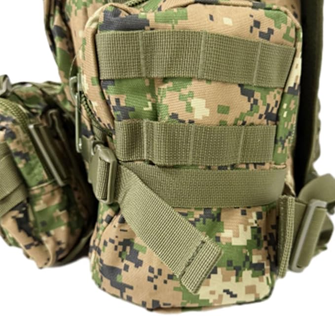 25L Military Tactical Backpack Assault Pack Detachable Molle Bag Large Outdoor Pack for Camping Hiking Hunting