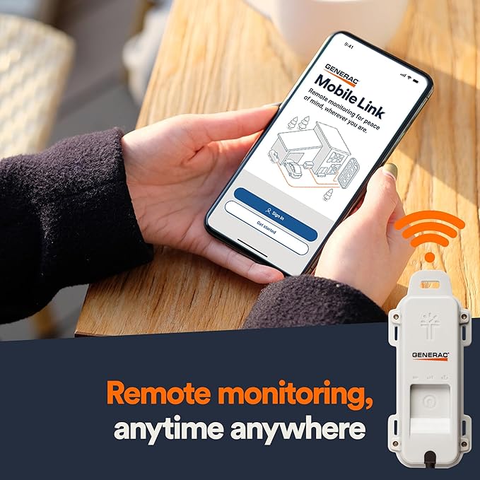 Generac 7009 LTE Propane Tank Fuel Level Monitor - Real-Time Gauge Mobile Link Integration - Avoid Run-Outs - Compatible with Generac Generators - Reliable 4G LTE Coverage