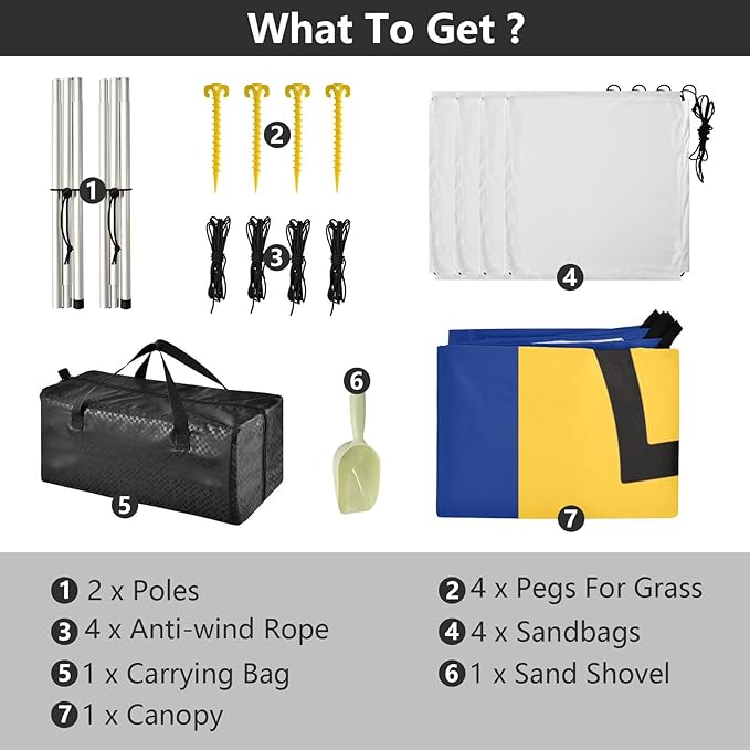 Flag Barbados Foldable Beach Tent UPF50 Water-Resistant Portable Sun Shelter with Sand Shovel for Backyard and Camping