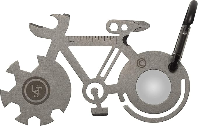 ust Tool-a-Long Carabiner Clip Multi-Tool Bundle Featuring a Themed Collection of Compact Stainless Steel Tools! (Travel Trek Transport)