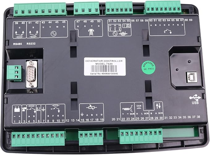 Electronics Controller Control Module Panel DSE7320 Compatible with Deep Sea 7320 Generator Genset Auto Start Control Module