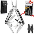 Multper Multitool Pliers MP003AB 21-in-1 Stainless Steel Multi Tool with Pocket Knife Screwdriver Self-locking Pliers for SurvivalOutdoor Camping FishingHiking Simple Repair Gifts for Men