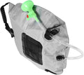 Mikikit 20l Solar Heating Outdoor Shower Bag with Switchable Shower Head and Removable Hose for Beach Travel and Outdoor Use