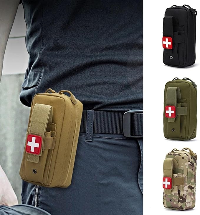 Every Day Carry Bag Molle First Aid Kit Portable Outdoor Rescue Bag Tourniquet Scissors Bag Hunting Survival Pack Hiking Accessories