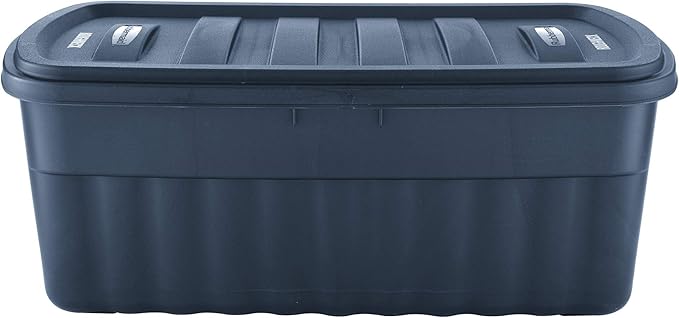 Rubbermaid 50 Gallon Roughneck️ Storage Tote Durable Reusable Plastic Storage Bin