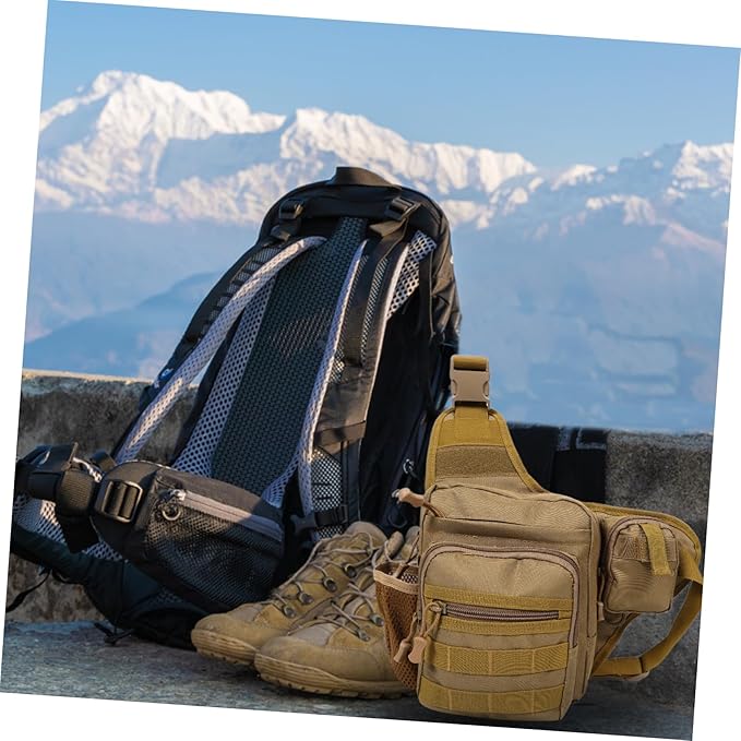 Lightweight Outdoor Storage Pouch for Cycling Hiking Travel with Multiple Compartments for Efficient Organization for Active Lifestyles