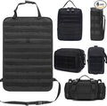Molle Seat Back Organizer with 5 Pouches Tactical Seat Covers Molle Tactical Vehicle Organizers Panel Car Seat Covers Protector for Truck
