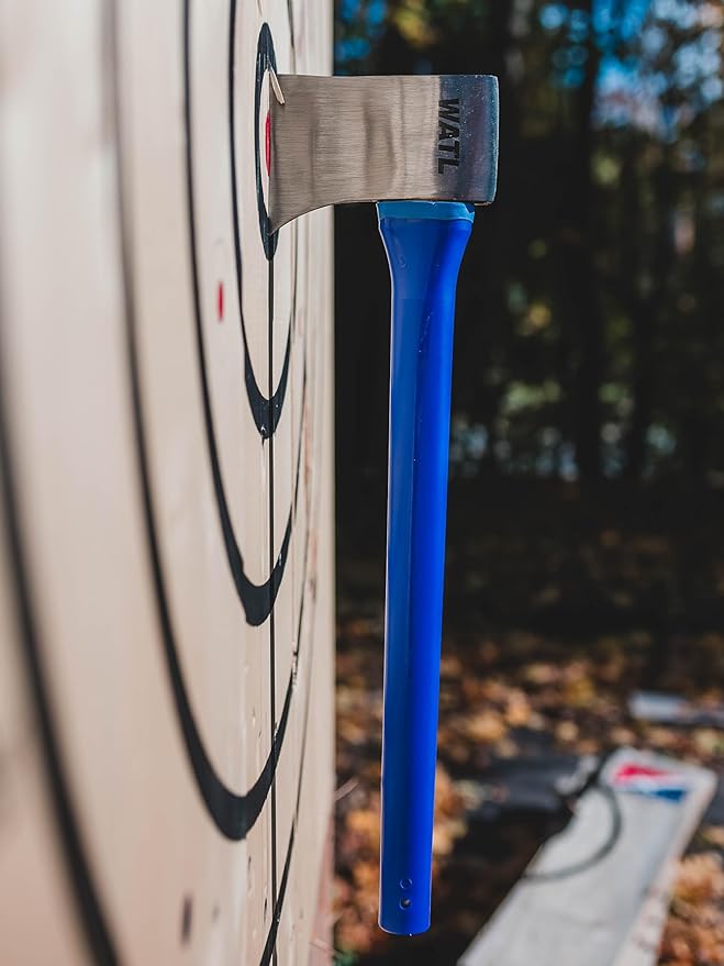 The NEW 19 Spitfire: World Axe Throwing League Premium Competition Throwing Axe with Durable Throwing Hatchet Molded Fibreglass Handle