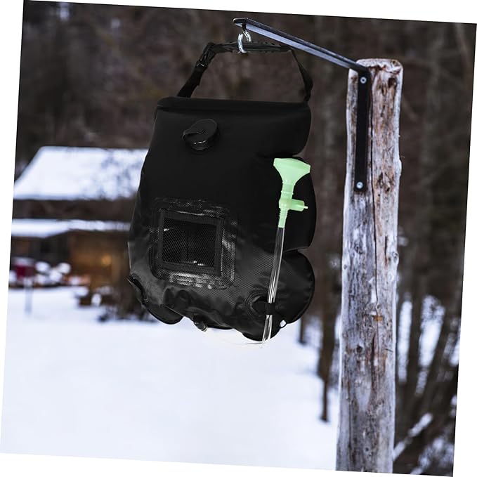 KESYOO Portable Solar Shower Bag Outdoor Camping Shower Removable Hose Lightweight Design for Hiking Beach and Travel