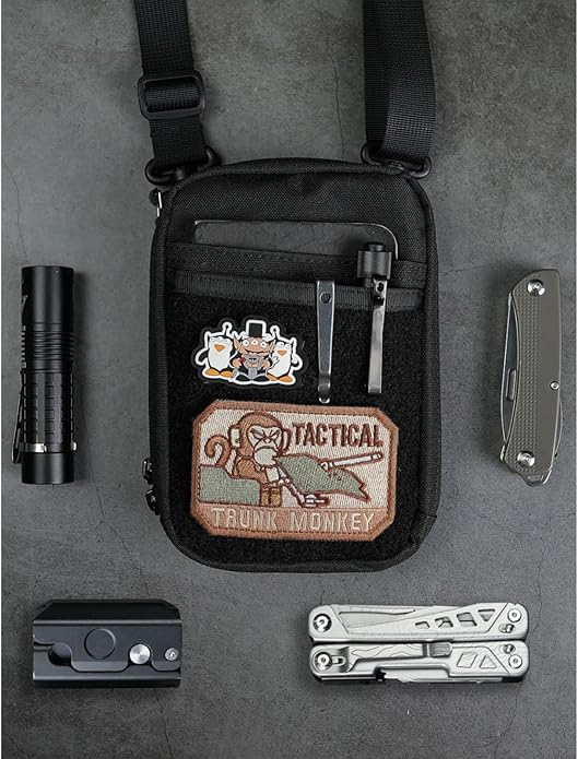 VIPERADE CHS3 Tactical Utility Pouch Organizer Molle EDC Waist Pouch Shoulder Bag with Adjustable Strap EDC Sling Bag Tactical Fanny Pack for Men